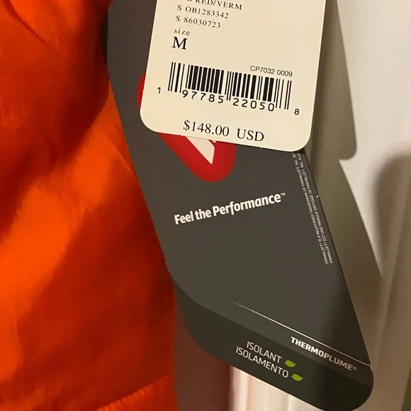 Free People Movement Orange Puffer Vest In a Bubble Oversized FP Vest NWT M - Picture 10 of 11